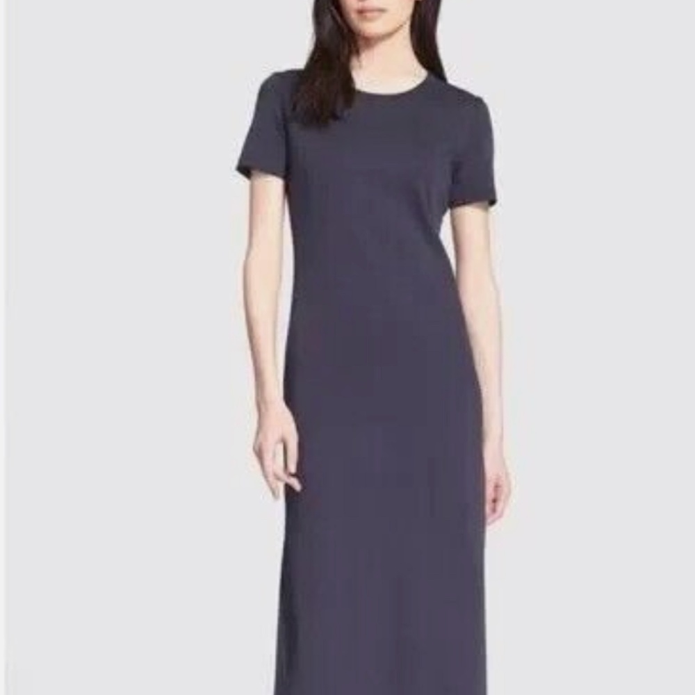Theory Cheryl Crewneck Maxi Dress